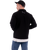 Embroidered Canvas Chore Jacket in Black