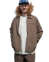 Canvas Jacket in Walnut