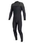 Blueprint 5/4mm+ Chest Zip Wetsuit in Black & Raven