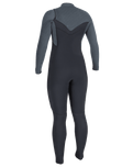 Blueprint 5/4mm+ Chest Zip Wetsuit in Black & Shade