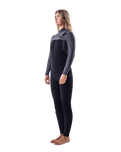 The O'Neill Womens Blueprint 5/4mm+ Chest Zip Wetsuit in Black & Shade