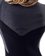 The O'Neill Womens Blueprint 5/4mm+ Chest Zip Wetsuit in Black & Shade
