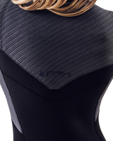 The O'Neill Womens Blueprint 5/4mm+ Chest Zip Wetsuit in Black & Shade