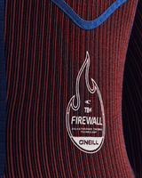 The O'Neill Womens Blueprint 5/4mm+ Chest Zip Wetsuit in Black & Shade