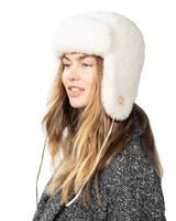 The Barts Womens Bantota Bomber Hat in Cream