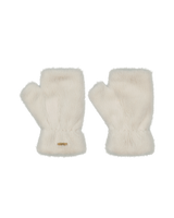 The Barts Womens Britamu Fingerless Gloves in Cream