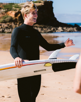 Epic 4/3mm Chest Zip Wetsuit in Black, Black & Black