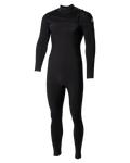 The O'Neill Mens Epic 4/3mm Chest Zip Wetsuit in Black, Black & Black