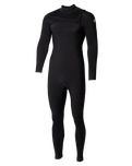 The O'Neill Mens Epic 4/3mm Chest Zip Wetsuit in Black, Black & Black
