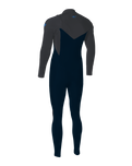 Epic 4/3mm Chest Zip Wetsuit in Abyss & Graphite