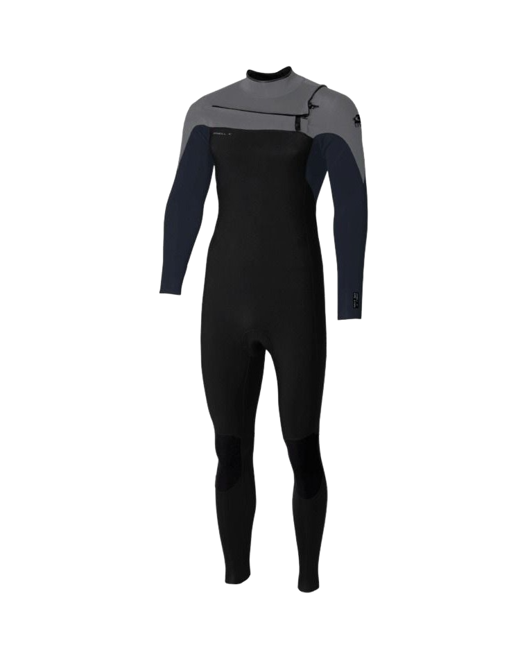 Epic 5/4mm Chest Zip Wetsuit in Black, Slate & Smoke