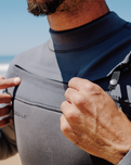 Epic 5/4mm Chest Zip Wetsuit in Tempered Steel, Smoke & Graphite