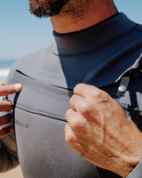 Epic 5/4mm Chest Zip Wetsuit in Tempered Steel, Smoke & Graphite