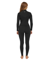 Epic 3/2mm Chest Zip Wetsuit in Black & Black