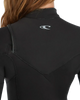 Epic 3/2mm Chest Zip Wetsuit in Black & Black