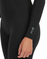 Epic 3/2mm Chest Zip Wetsuit in Black & Black