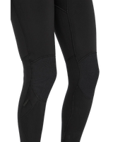 Epic 3/2mm Chest Zip Wetsuit in Black & Black