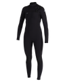 Epic 3/2mm Chest Zip Wetsuit in Black & Black