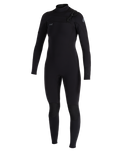 Epic 3/2mm Chest Zip Wetsuit in Black & Black