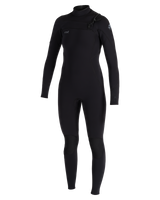 Epic 3/2mm Chest Zip Wetsuit in Black & Black