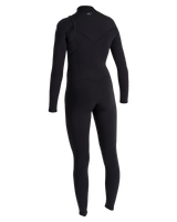 Epic 3/2mm Chest Zip Wetsuit in Black & Black