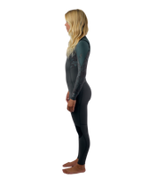 Epic 3/2mm Chest Zip Wetsuit in Tempered Steel, Shaded Island Sky & Shade
