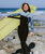 Epic 4/3mm Chest Zip Wetsuit in Black, Stormy Palm & Fadenim