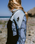 Epic 4/3mm Chest Zip Wetsuit in Black, Stormy Palm & Fadenim