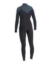 Womens Epic 5/4mm Chest Zip Wetsuit in Tempered Steel, Shaded Island & Shade
