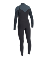 Womens Epic 5/4mm Chest Zip Wetsuit in Tempered Steel, Shaded Island & Shade