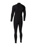 Boys Epic 5/4mm Chest Zip Wetsuit in Black, Black & Black