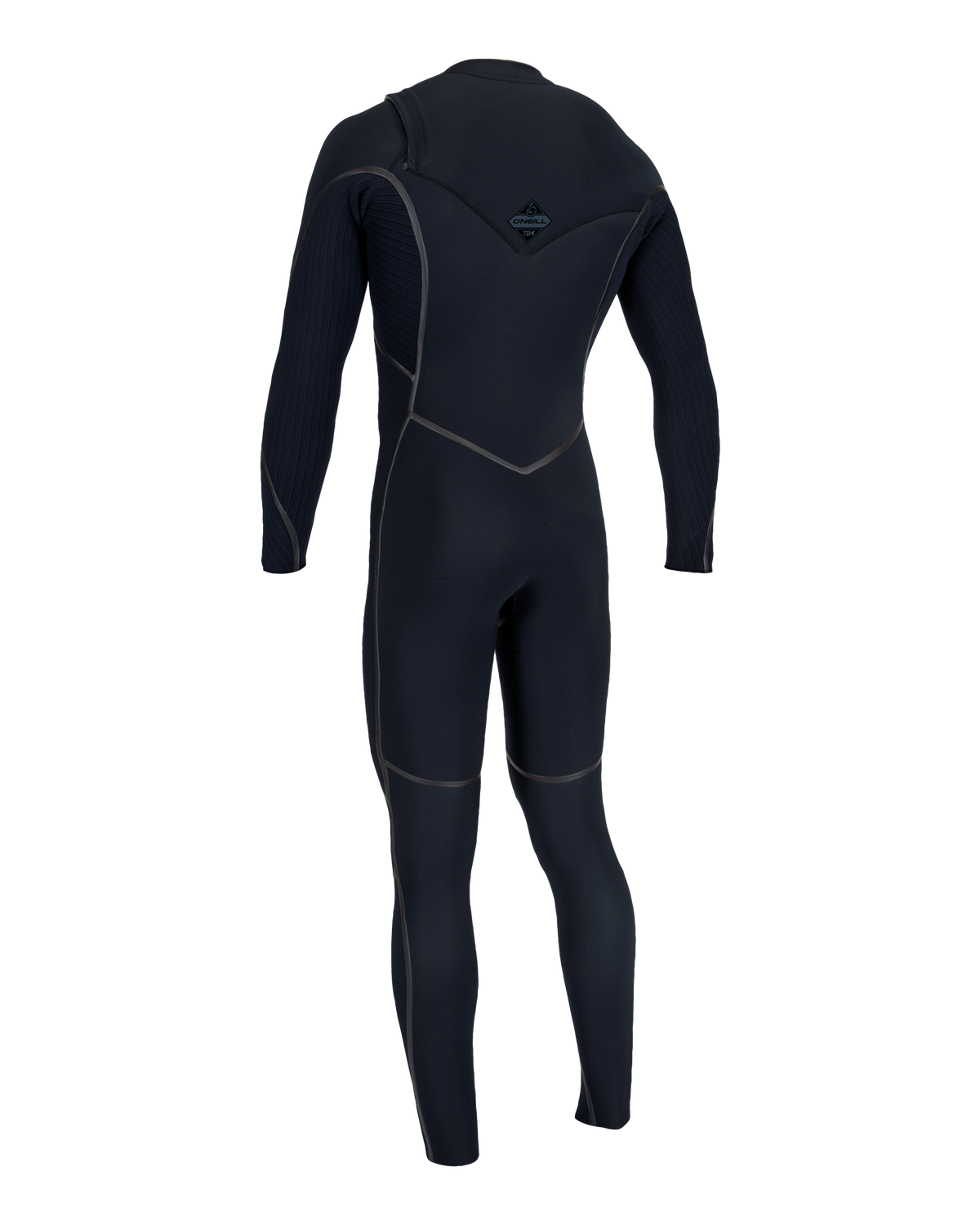 The O'Neill Mens Hyperfreak Fire 4/3mm+ Chest Zip Wetsuit in Carbon & Carbon