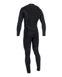 The O'Neill Mens Hyperfreak Fire 5/4mm+ Chest Zip Wetsuit in Black & Black
