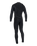 The O'Neill Mens Hyperfreak Fire 5/4mm+ Chest Zip Wetsuit in Black & Black
