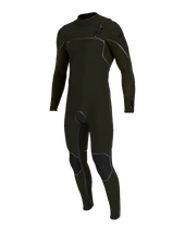 Hyperfreak Fire 5/4mm+ Chest Zip Wetsuit in Ranger & Ranger