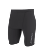 The O'Neill Mens HyperFreak Skins Surf Shorts in Tempered Steel