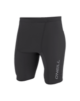 The O'Neill Mens HyperFreak Skins Surf Shorts in Tempered Steel