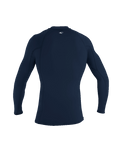 Basic Skins Long Sleeve Rash Vest in Navy