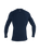 Basic Skins Long Sleeve Rash Vest in Navy