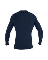 Basic Skins Long Sleeve Rash Vest in Navy