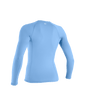 Basic Skins Long Sleeve Rash Vest in Azurine