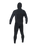 Hyperfreak Fire 5/4+ Hooded Chest Zip Wetsuit in Black & Black