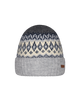 The Barts Mens Gregorys Beanie in Heather Grey