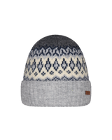 The Barts Mens Gregorys Beanie in Heather Grey