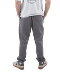Embroidered Joggers in Faded Grey