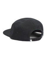 Fixie 5 Panel Cap in Faded Black