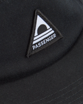 The Passenger Mens Fixie 5 Panel Cap in Faded Black