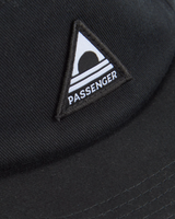 The Passenger Mens Fixie 5 Panel Cap in Faded Black