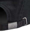 The Passenger Mens Fixie 5 Panel Cap in Faded Black