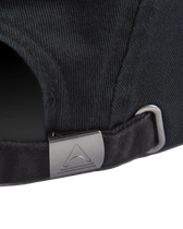 The Passenger Mens Fixie 5 Panel Cap in Faded Black